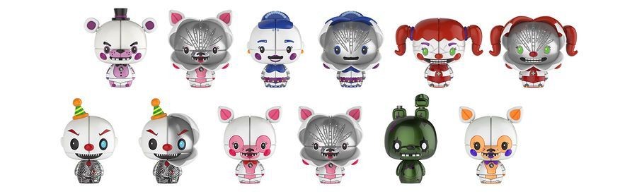 Funko Pint Size Heroes - Fanf Serie 2 - Sister Location - Funtime Foxy Jumpscare