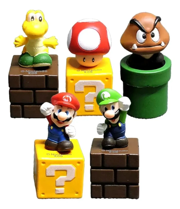 Koopa Troopa Sobre un Bloque de Ladrillos - Imagen 2