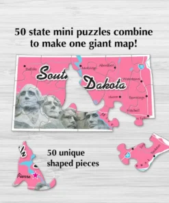 Alternative view of Rompecabezas Mapa De los Estados Unidos 850 Piezas