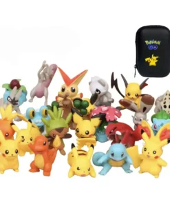 Alternative view of Estuche Pokemon Go Negro Con 24 minifiguras Pokemon al Azar